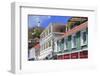 Republic Street in Gustavia-Richard Cummins-Framed Photographic Print