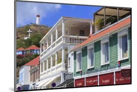 Republic Street in Gustavia-Richard Cummins-Mounted Photographic Print