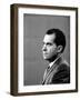 Republican Candidate Richard Nixon During Televised Debate with Democratic Candidate John F Kennedy-Paul Schutzer-Framed Premium Photographic Print