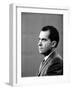 Republican Candidate Richard Nixon During Televised Debate with Democratic Candidate John F Kennedy-Paul Schutzer-Framed Premium Photographic Print