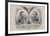 Republican Candidates. for President, Theo. Roosevelt. for Vice President, Chas. W. Fairbanks-Kurz-Framed Art Print