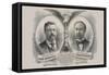 Republican Candidates. for President, Theo. Roosevelt. for Vice President, Chas. W. Fairbanks-Kurz-Framed Stretched Canvas