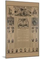 Republican Chart. Presidential Campaign, 1868-H. H. Lloyd-Mounted Art Print