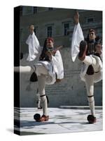 Republican Guard, Parliament, Syntagma, Athens, Greece-Christopher Rennie-Stretched Canvas