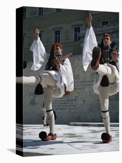 Republican Guard, Parliament, Syntagma, Athens, Greece-Christopher Rennie-Stretched Canvas