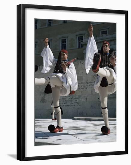 Republican Guard, Parliament, Syntagma, Athens, Greece-Christopher Rennie-Framed Photographic Print