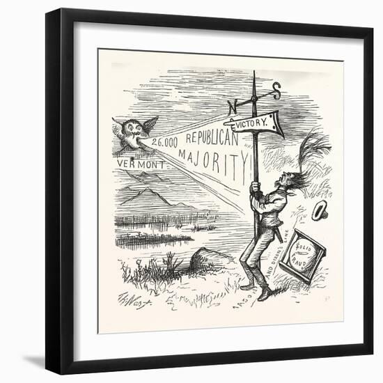 Republican Majority, 1880, USA, Politics, Political, Politic, Campaign, Patriotic-null-Framed Giclee Print