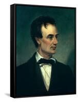 Republican Nominee Abraham Lincoln, 1860-Science Source-Framed Stretched Canvas