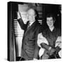 Republican Presidental Nominee, General Dwight Eisenhower, and Wife Mamie, Voting in 1952 Election-null-Stretched Canvas