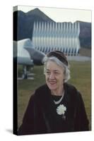 Republican Senator Margaret Madeline Chase Smith on Grounds of Air Force Academy, Denver, Co, 1963-Leonard Mccombe-Stretched Canvas