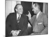 Republican Senator William Knowland with Democratic Sen. Lyndon Johnson-null-Mounted Photo