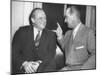 Republican Senator William Knowland with Democratic Sen. Lyndon Johnson-null-Mounted Photo