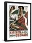 Republican Spanish Civil War Poster, Valencia in homage to Euzkadi-null-Framed Art Print