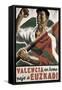 Republican Spanish Civil War Poster, Valencia in homage to Euzkadi-null-Framed Stretched Canvas