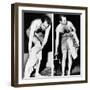 Republican Vice President-Elect Richard Nixon after an Ocean Swim-null-Framed Photo