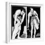 Republican Vice President-Elect Richard Nixon after an Ocean Swim-null-Framed Photo