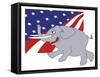 Republicans, no.1-Linda Braucht-Framed Stretched Canvas