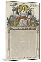 République française de 1848, Constitution-null-Mounted Giclee Print