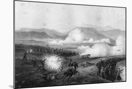 Repulse of the Russians, Battle of Kars, Turkey, Crimean War, September 1855-G Greatbach-Mounted Giclee Print