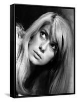 REPULSION, 1965 directed by ROMAN POLANSKI Catherine Deneuve (b/w photo)-null-Framed Stretched Canvas