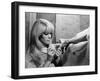 REPULSION, 1965 directed by ROMAN POLANSKI Catherine Deneuve (b/w photo)-null-Framed Photo