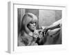 REPULSION, 1965 directed by ROMAN POLANSKI Catherine Deneuve (b/w photo)-null-Framed Photo