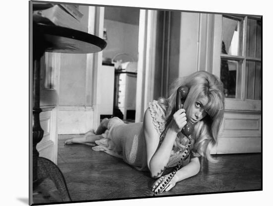 REPULSION, 1965 directed by ROMAN POLANSKI Catherine Deneuve (b/w photo)-null-Mounted Photo