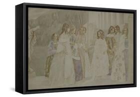 Requiem, 1905-Viktor Elpidiforovich Borisov-musatov-Framed Stretched Canvas