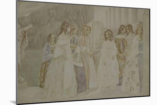 Requiem, 1905-Viktor Elpidiforovich Borisov-musatov-Mounted Giclee Print