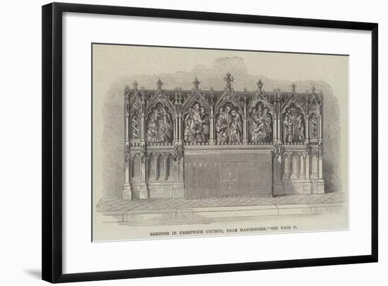 Reredos in Prestwich Church, Near Manchester-null-Framed Giclee Print