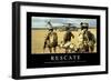 Rescate. Cita Inspiradora Y Póster Motivacional-null-Framed Photographic Print