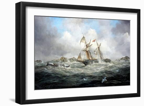 Rescue At Last-Richard Willis-Framed Premium Giclee Print