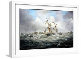 Rescue At Last-Richard Willis-Framed Giclee Print