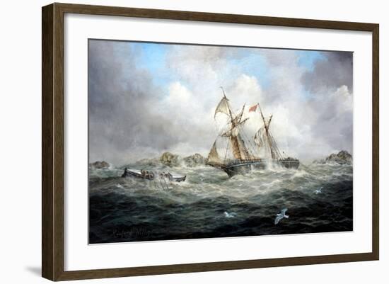 Rescue At Last-Richard Willis-Framed Giclee Print