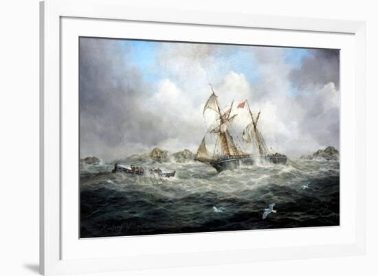 Rescue At Last-Richard Willis-Framed Giclee Print