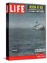 Rescue at Sea, Lifeboat Leaving Sinking Ship Andrea Doria, August 6, 1956-Loomis Dean-Stretched Canvas