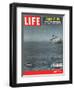 Rescue at Sea, Lifeboat Leaving Sinking Ship Andrea Doria, August 6, 1956-Loomis Dean-Framed Photographic Print