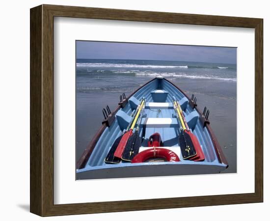 Rescue Boat, Atlantic City, NJ-Barry Winiker-Framed Photographic Print