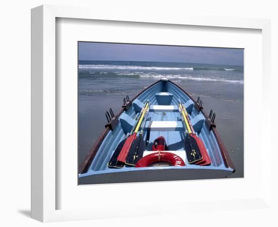 Rescue Boat, Atlantic City, NJ-Barry Winiker-Framed Photographic Print