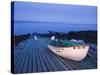 Rescue Boat, Thatcher Island, Rockport, Cape Ann, Massachusetts, USA-Walter Bibikow-Stretched Canvas