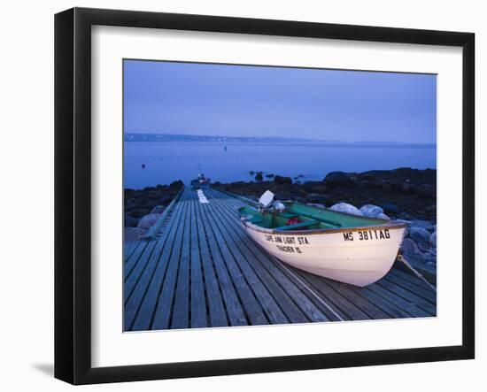 Rescue Boat, Thatcher Island, Rockport, Cape Ann, Massachusetts, USA-Walter Bibikow-Framed Photographic Print