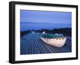 Rescue Boat, Thatcher Island, Rockport, Cape Ann, Massachusetts, USA-Walter Bibikow-Framed Photographic Print