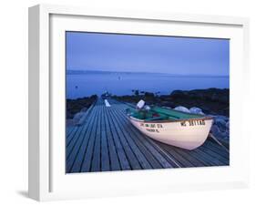 Rescue Boat, Thatcher Island, Rockport, Cape Ann, Massachusetts, USA-Walter Bibikow-Framed Photographic Print