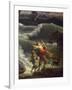 Rescue, Detail from Storm, 1777-Claude Joseph Vernet-Framed Giclee Print