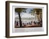 Rescue in Green Park, Westminster, London, 1817-null-Framed Giclee Print