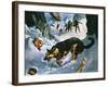 Rescue in the Snow-McConnell-Framed Giclee Print