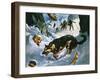 Rescue in the Snow-McConnell-Framed Giclee Print
