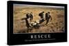 Rescue: Inspirational Quote and Motivational Poster-null-Stretched Canvas