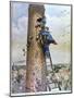 Rescue of Chimney Sweep-AH Pronier-Mounted Art Print