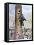 Rescue of Chimney Sweep-AH Pronier-Framed Stretched Canvas